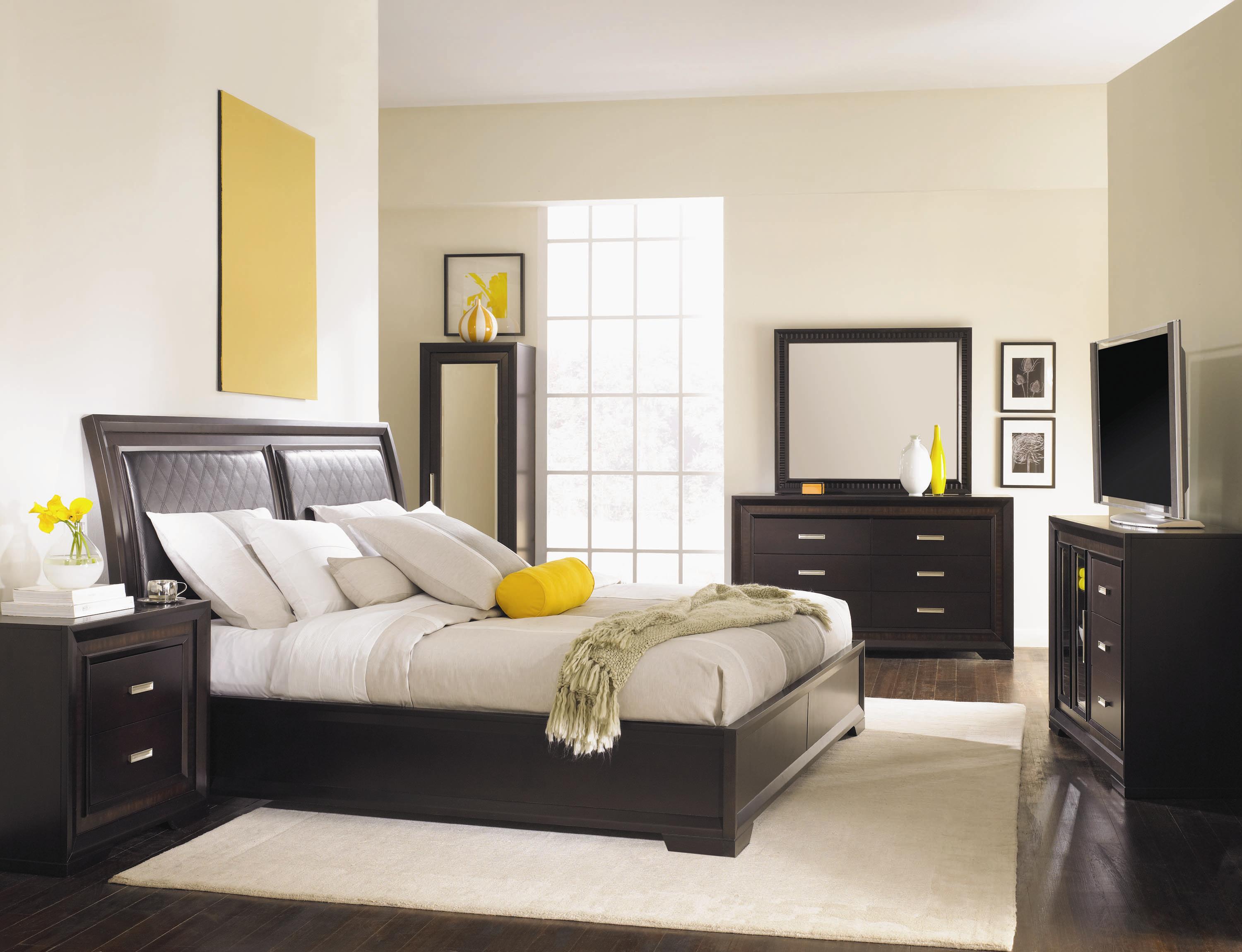 Najarian Brentwood BDBRENSM Two Drawer Nightstand Del Sol Furniture